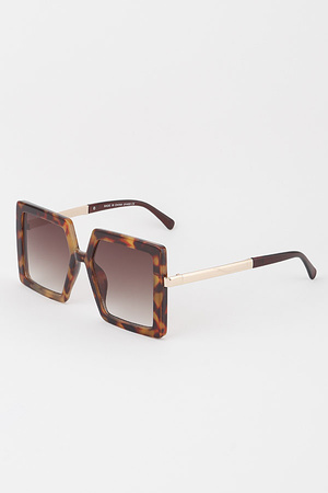 Blocky Gradient Sunglasses