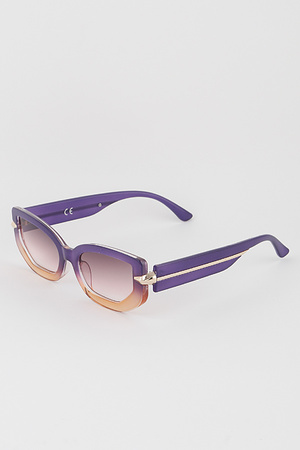 Two Toned Gradient Sunglasses