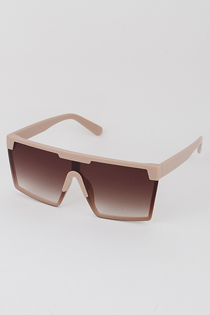 Geometric Shield Sunglasses