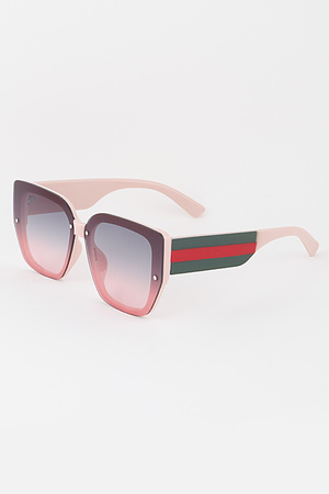 Bolted Gradient Cateye Sunglasses