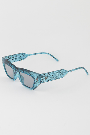 Multi Splatter Square Sunglasses