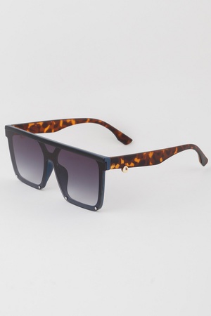Straight Topline Bolt Sunglasses