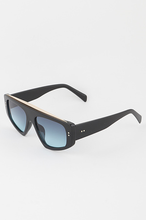 Multi Top Lined Block Sunglasses