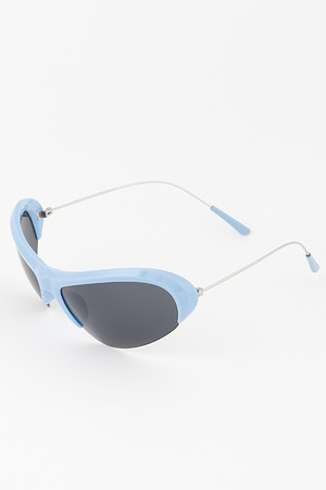 Bright Top Curved Sunglasses