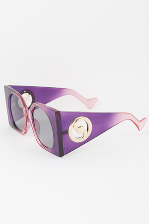 Luxury Wheel Gradient Sunglasses