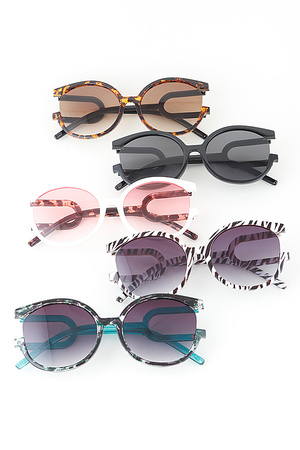 Multi Print Prong Sunglasses