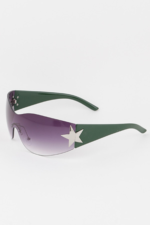 Wavy Star Frame Sunglasses