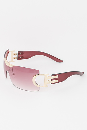 Double D Frame Sunglasses