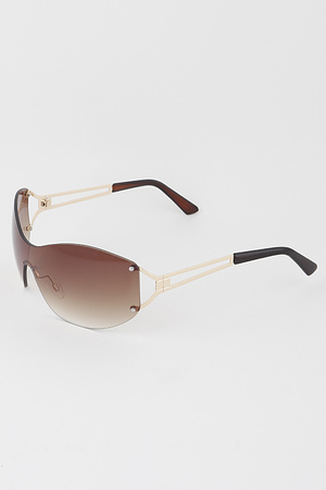 Rimless Luxury Gradient Sunglasses