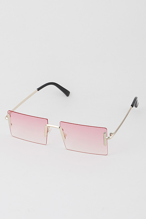Rimless Minimal Sunglasses