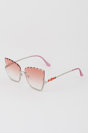 Engraved Cateye Sunglasses