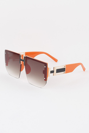 Bolted Gradient Minimal Sunglasses