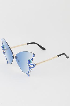 Bejeweled Butterfly Sunglasses