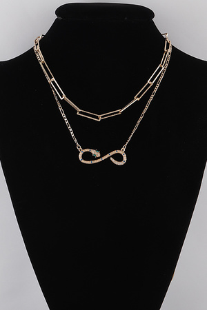 Infinity Snake Pendant Necklace