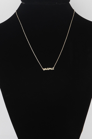 Scribble Mama Necklace