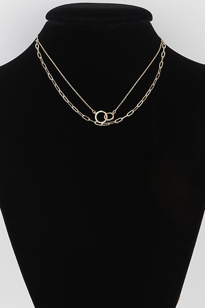 Twin Link Chain Necklace