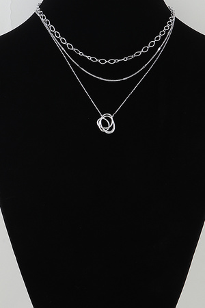 Multi Forever Intertwined Chain Necklace