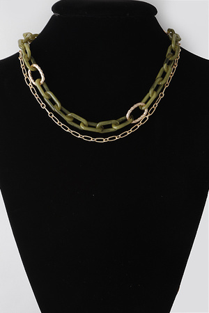 Two Toned Chain Necklace
