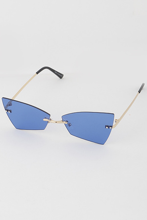 Rimless Cat Eye Sunglasses
