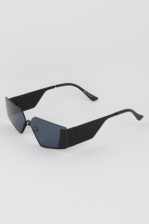 Rimless Modern Tinted Sunglasses