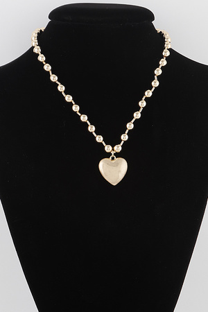 Heart OF Gold Locket Necklace