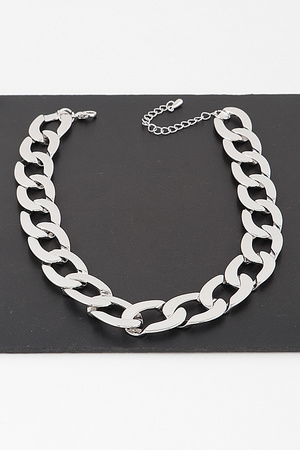 Engraved Curb Chain Necklace