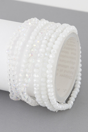 Tone On Tone Beads Bracelet