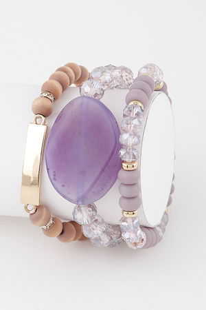 Giant Stone Bead Bracelet