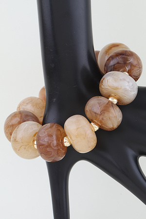 Marble Stone Beaded Bracelet