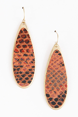 Animal Print Dangle & Drop Earrings 9BAC9