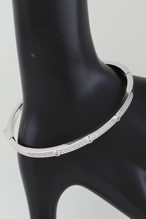 Bejeweled Crystal Cuff Bracelet