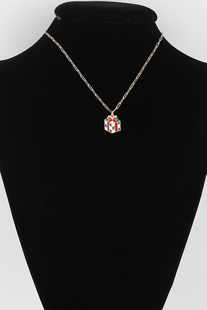 Checker Gift Chain Necklace