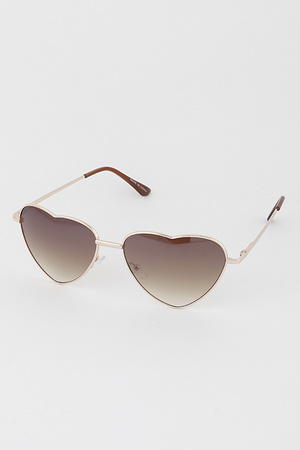 Gradient Heart Sunglasses