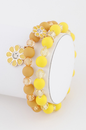 Smiley Flower Bracelet