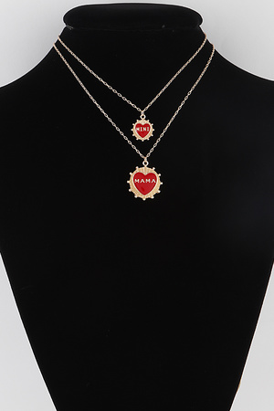Mini Mama Heart Necklace