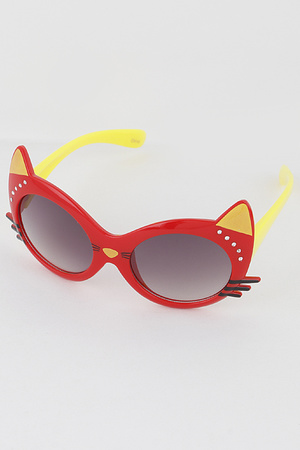 KIDS Cat Round Sunglasses