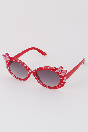 KIDS Polka Dot Ribbon Sunglasses