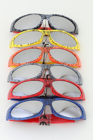 KIDS Spider Web Wrap Sunglasses