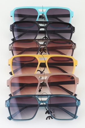 KIDS Chic Straight Aviator Sunglasses