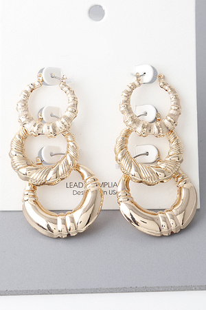 Twisted Earrings Set