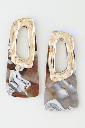 Modern Chic Crystal Stone Fashion Earrings