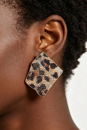 Bejeweled Reptile Ripple Earrings