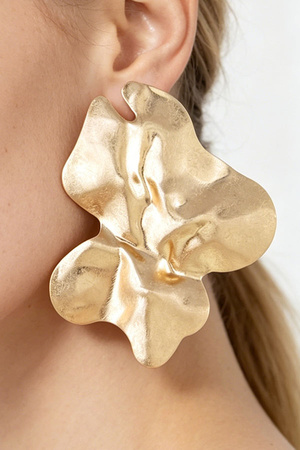Double Matte Ripple Earrings