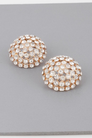 Rhinestone Stud Earrings
