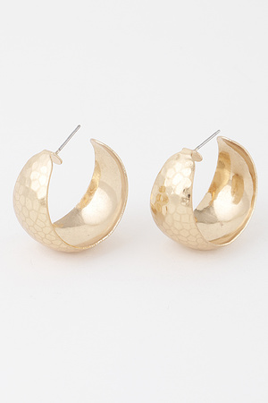 Multi Minimal Crescent Hoop Earrings