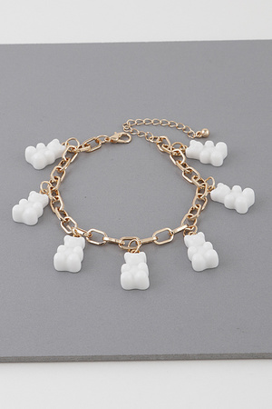 Gummy Bear Charm Bracelet.