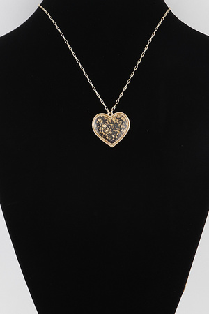 Transparent Heart Necklace