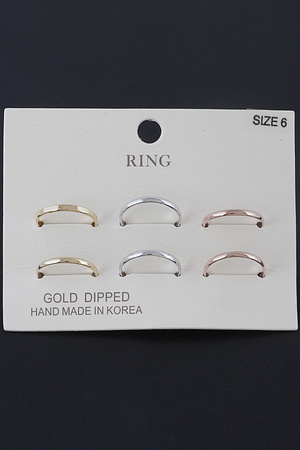 Simple Plain Ring Set 9ACE6