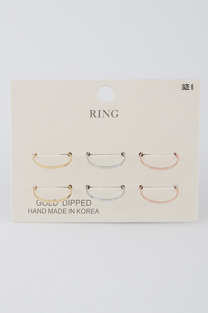 Simple Geometric Rings Set