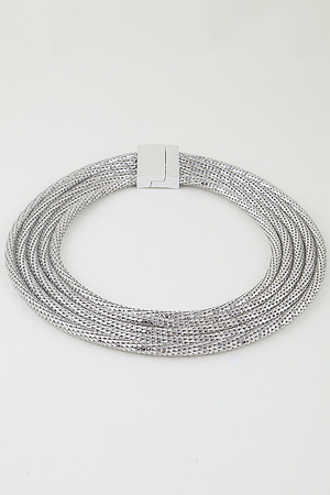 Multi Snake Wrap Chain Necklace